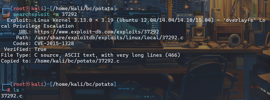 Potato-suncsr靶机练习 Potato-suncsr靶机练习